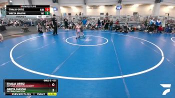 52 lbs Round 1 - Greta Mason, Vici Wrestling Club vs Thalia Ortiz, NXT Level Wrestling Academy
