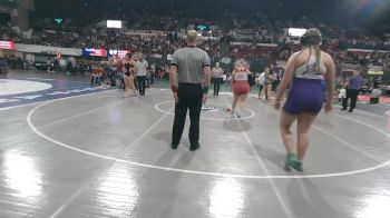 G - 235 lbs Semifinal - Rylee Murgel, Helena (Girls) vs Scarlett Hoiness, Laurel (Girls)