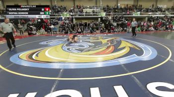 100 lbs Semifinal - Olivia Polansky, Bridgewater-Raynham vs Sophia Gordon, South Windsor
