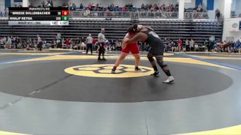 285 lbs Champ. Round 2 - Breese Bollenbacher, Van Wert vs Khalif Reyna, Dowagiac