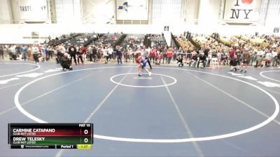 93 lbs Quarterfinal - Drew Telesky, Club Not Listed vs Carmine Catapano, Club Not Listed