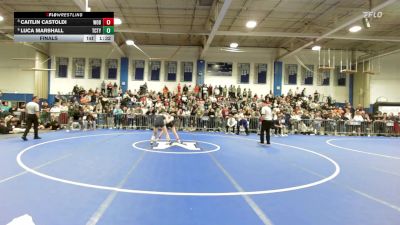 126 lbs Final - Caitlin Castoldi, Woburn vs Luca Marshall, Tri-County