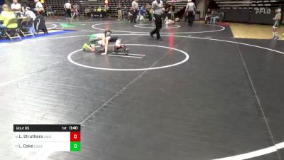 50 lbs Round Of 32 - Logan Struthers, Lakeview vs Logan Cake, Lower Dauphin