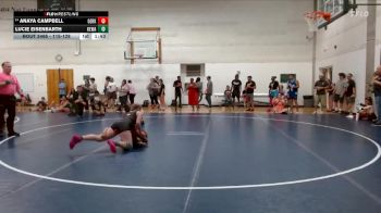 115-128 lbs Cons. Round 1 - Anaya Campbell, Bolingbrook vs Lucie Eisenbarth, Bearcats