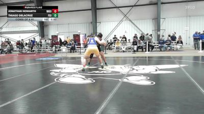 285 lbs Consi Of 8 #1 - Jonathan Howarth, Western New England vs THIAGO DELACRUZ, Plymouth