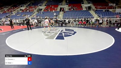 138 lbs Rnd Of 128 - Xavier Chavez, AZ vs Ryan Rider, IA