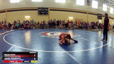 84 lbs Semifinal - Micah Stith, Midwest Xtreme Wrestling vs Xaver Dennewitz, Contenders Wrestling Academy