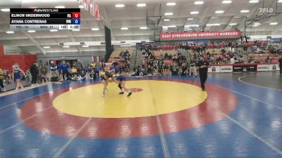 110 lbs Round 5 (12 Team) - Elinor Underwood, Felician vs Ayana Contreras, Western New England