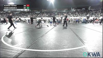 88 lbs Consolation - Bladimir Trevino, Madill Takedown vs Chase Gabbard II, Raw Wrestling Club