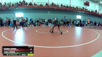 109 lbs Champ. Round 2 - Marli Woods, Whiteland Wrestling Club vs Aleena Morris, Solid Tech Wrestling Club