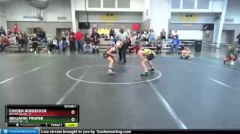 88 lbs Round 1 (6 Team) - Cayden Boedecker, Daytrip Black vs Benjamin Proper, Ranger WC