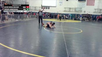 126 lbs Champ. Round 1 - Jacob Goble-Recker, Milwaukie / Milwaukie Acad. Of The Arts vs Trever Armstrong, West Salem