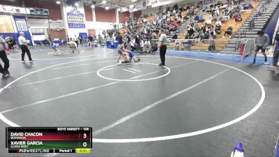 106 lbs 3rd Place Match - David Chacon, Buchanan vs Xavier Garcia, Clovis West