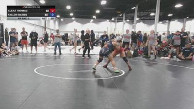 115 lbs Rr Rnd 5 - Alexa Thomas, Badger Girls Elite - GK12E vs Fallon Dames, Mat Demon Girls Blue - GK12E