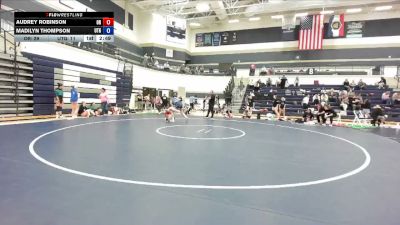 145 lbs Round 2 (6 Team) - Audrey Robinson, Oregon vs Madilyn Thompson, Utah Gold