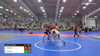 126 lbs Prelims - Jakob Romero, Team Thunder vs Dante Frinzi, Becca Gold