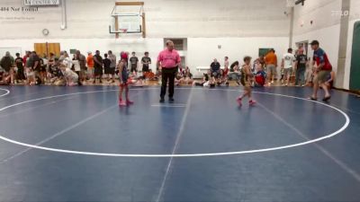 59-65 lbs Cons. Round 2 - Bennett Giffin, Reed Custer Jr. Panthers vs Mackson Talley, SOT-C