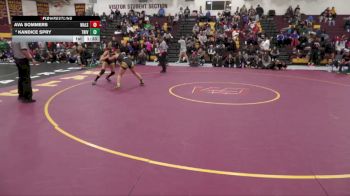 125 lbs Semifinal - Ava Sommers, Walsh Jesuit vs Kandice Spry, Tri-Valley