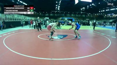 165 lbs Cons. Round 2 - Dalton Pattee, Nolensville High School vs SEBASTIAN HERNANDEZ, Clearwater Cen Catholic
