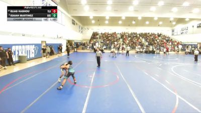 106 lbs Champ. Round 1 - Isaiah Martinez, Upland High School vs Elias Kashou, Yorba Linda HS