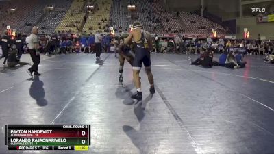 165 lbs 2nd Wrestleback (16 Team) - Payton Handevidt, Augustana (SD) vs Loranzo Rajaonarivelo, Glenville State