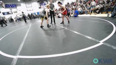 140/160 lbs Rr Rnd 1 - Damian Robertson, Plainview Youth Wrestling Club vs Cooper Nicely (140), Tecumseh Youth Wrestling