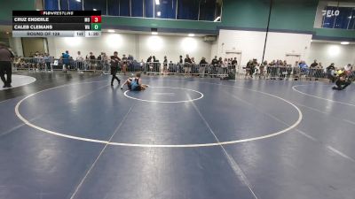 120 lbs Round Of 128 - Cruz Enderle, MO vs Caleb Clemans, WA