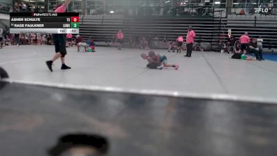 53-57 lbs Quarterfinal - Rage Faulkner, Ste. Genevieve Youth Wrestling vs Asher Schulte, Pardeeville Boys Club Youth Wr