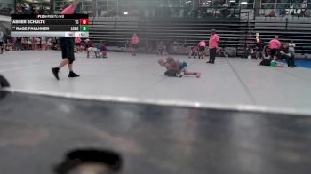 53-57 lbs Quarterfinal - Rage Faulkner, Ste. Genevieve Youth Wrestling vs Asher Schulte, Pardeeville Boys Club Youth Wr