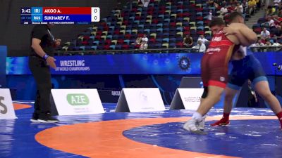 110 kg Final 3-5 - Aliakbar Akoo, Iran vs Fedor Sukharev, Russia