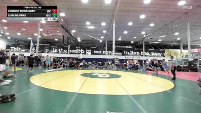 134 lbs Quarterfinal - Connor Messinger, Grit Mat Club Red - HSC vs Liam Murray, Apache - HSC