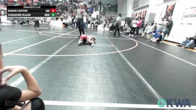 49 lbs Final - Eagan Luxton, Raw Wrestling Club vs Cassadee Sloan, Morrison Takedown Club