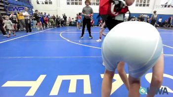 80 lbs Rr Rnd 3 - Aviree Williams, Lions Wrestling Academy vs Allie Faulk, Choctaw Ironman Youth Wrestling