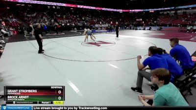 D1-285 lbs Semifinal - Grant Stromberg, Mukwonago vs Brock Arndt, Appleton North