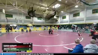 35 lbs Round 1 - Brooks Sombke, Dakota Boyz Wrestling Club vs Kainoa Soriano, Rapid City - Westside