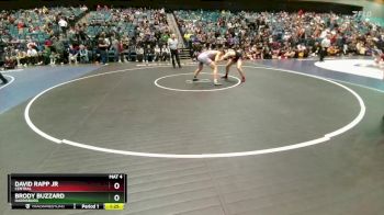 190 lbs Semifinal - Brody Buzzard, Harrisburg vs David Rapp Jr, Central