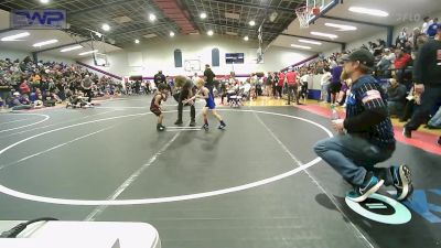 46 lbs Consi Of 16 #2 - Lincoln Eskridge, Bristow Youth Wrestling vs Thomas Garcia, Owasso Takedown Club