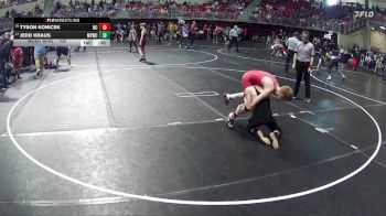 100 lbs Champ. Round 1 - Jedd Kraus, Mullen Youth Wrestling Club vs Tyson Konicek, Norfolk Catholic