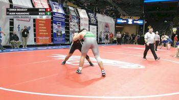 215 Class 3 lbs Cons. Round 2 - Alen Hasanovic, Mehlville vs Owen Beasley, Smithville