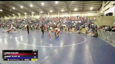 220 lbs Quarterfinal - Loren Phillips, AZ vs Robert Platt Jr., CA