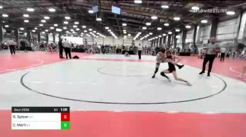 95 lbs Quarterfinal - Ryan Spicer, OH vs Cooper Merli, NY