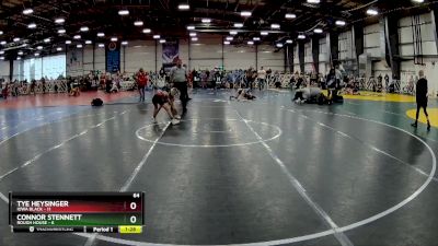 64 lbs Rd# 4- 2:00pm Friday Final Pool - Connor Stennett, Rough House vs Tye Heysinger, Iowa Black