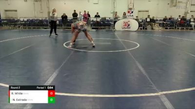 118-121 lbs Round 2 - Nova Estrada, Daughters Of Zion Wrestling vs Riley White, North Carolina