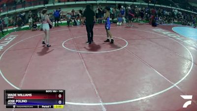 145 lbs Quarterfinal - Wade Williams, Idaho vs Jose Polino, Arizona