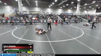 117 lbs Champ. Round 2 - Isabella Downing, MT vs Kyla Johnson, IN
