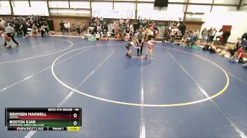 65 lbs Cons. Round 3 - Krayden Maxwell, Uintah vs Boston Kjar, Northside Wrestling Club