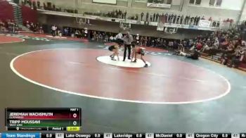 106 lbs Champ. Round 2 - Tripp Moussavi, West Linn vs Jeremiah Wachsmuth, Clackamas