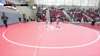 42-47 lbs Round 2 - Wrenley Reynolds, 208 Badgers Wrestling Club vs August Van De Moere, Emmett Freestyle Club