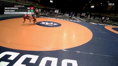 125 lbs Semifinal - Isaiah Sisneros, Colorado Mesa University vs David Lundy, Trinidad State College