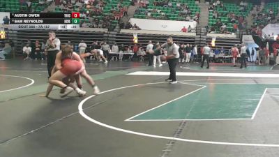 7A 157 lbs Cons. Round 3 - Austin Owen, Thompson HS vs Sam Reynolds, Huntsville
